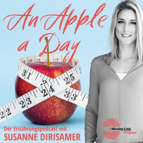 An Apple A Day Podcast Cover Podcast Cover An Apple A Day mit Susanne Dirisamer